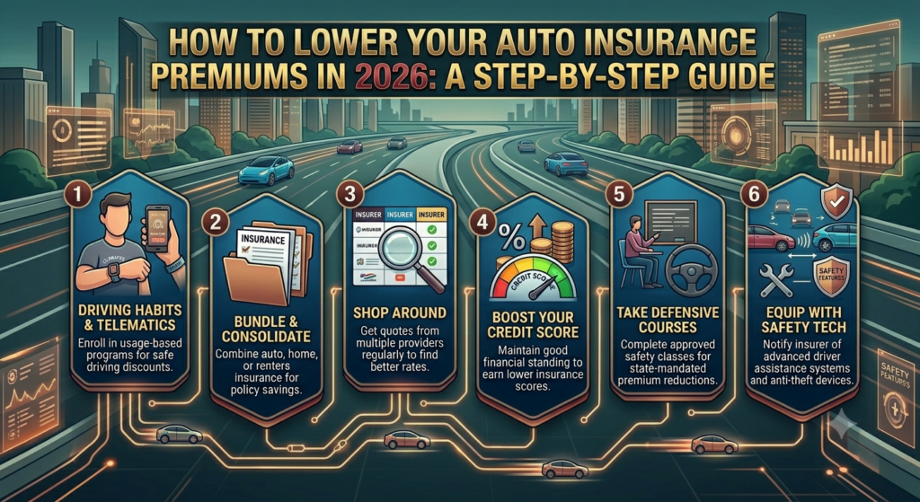 How to Lower Your Auto Insurance Premiums in 2026: A Step-by-Step Guide
